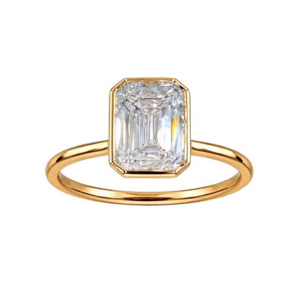 4.08ct. Emerald Cut Ring Lab