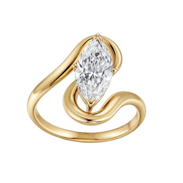 2.08ct. Marquise Cut Ring Lab