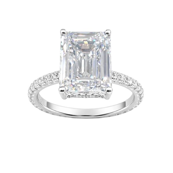 10.07ct. Emerald Cut Ring Lab