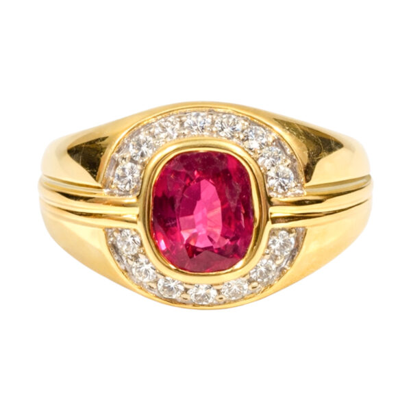 1980's Ruby and Diamond Ring