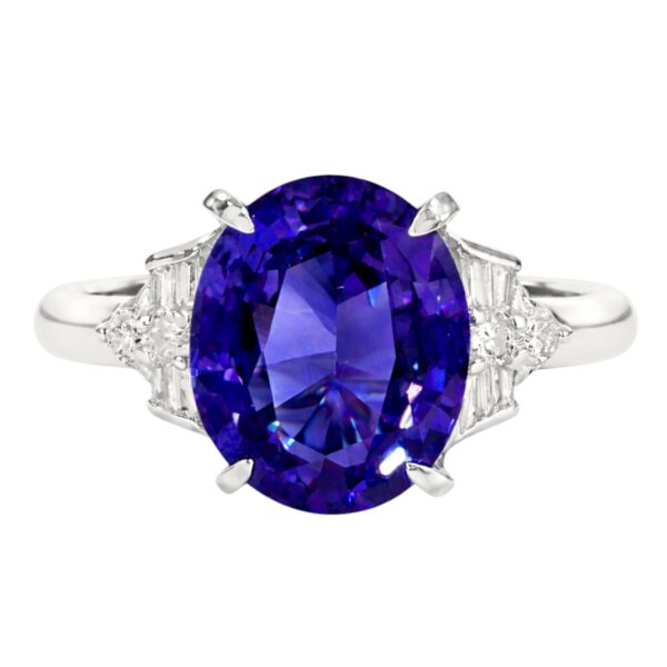 Tanzanite and Diamond Ring