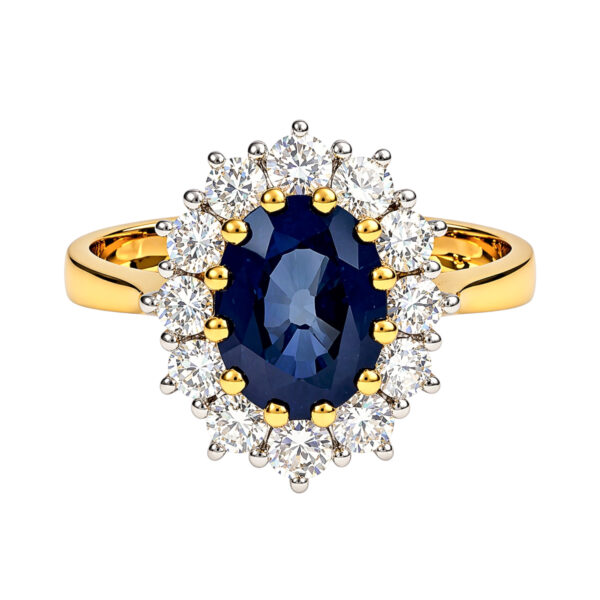 Sapphire and Diamond Ring