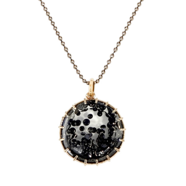 1990's Rene Lewis Black Diamond Necklace