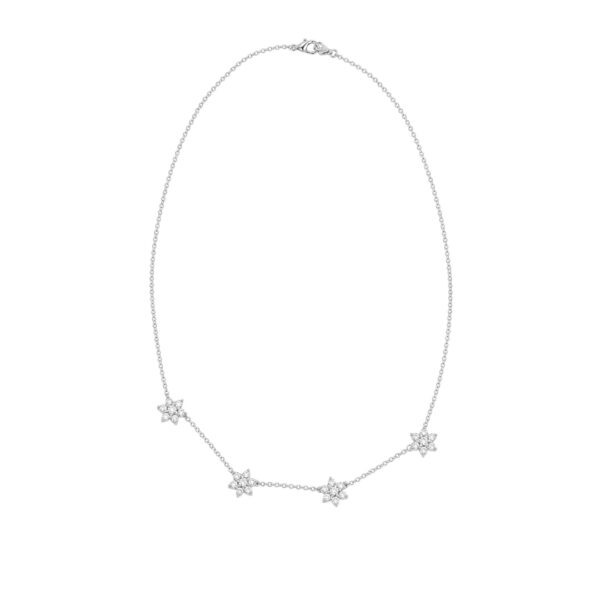 Diamond Flower Necklace