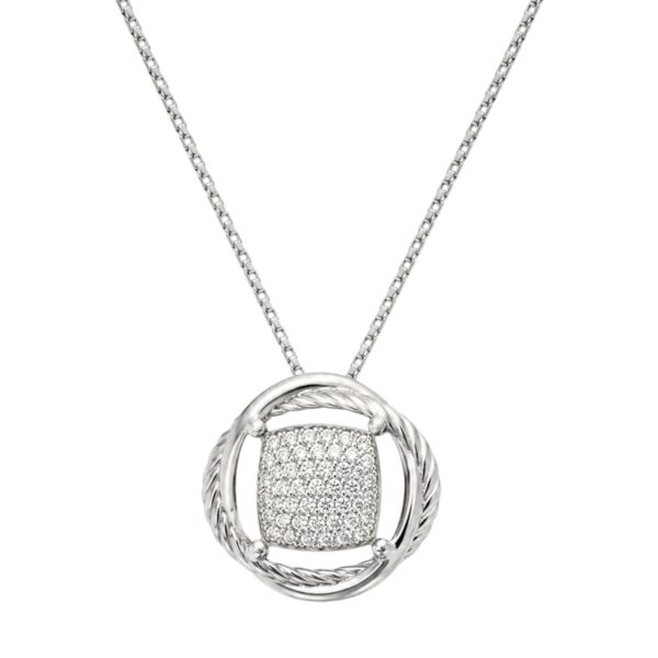 David Yurman Diamond Infinity Necklace