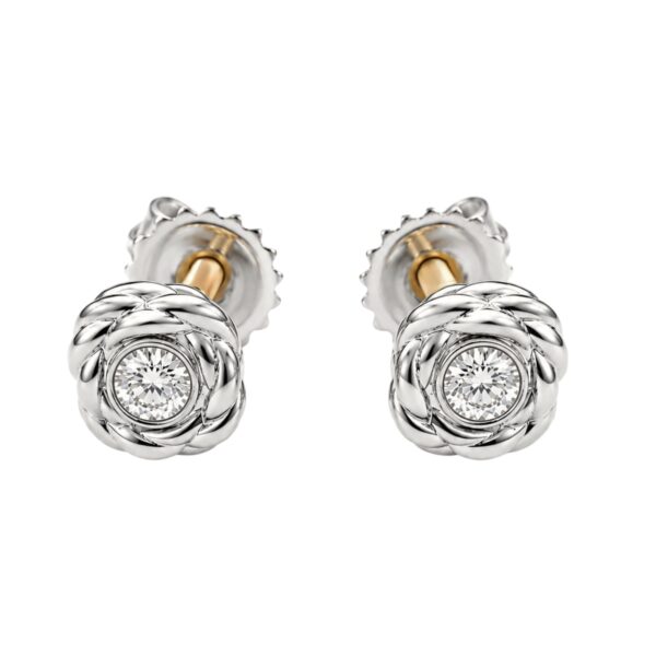 David Yurman Diamond Infinity Earrings