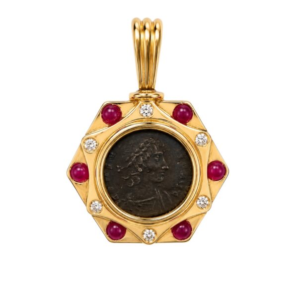 Ruby and Diamond Pendant