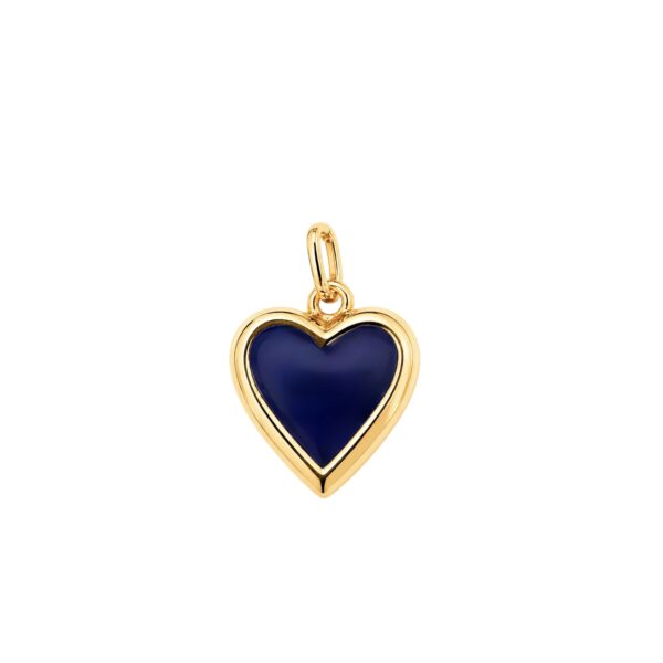 1960's Enamel Heart Pendant