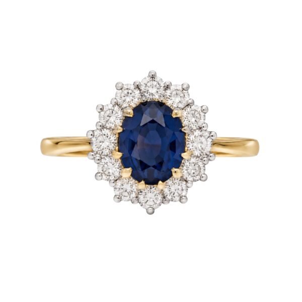 Sapphire and Diamond Ring