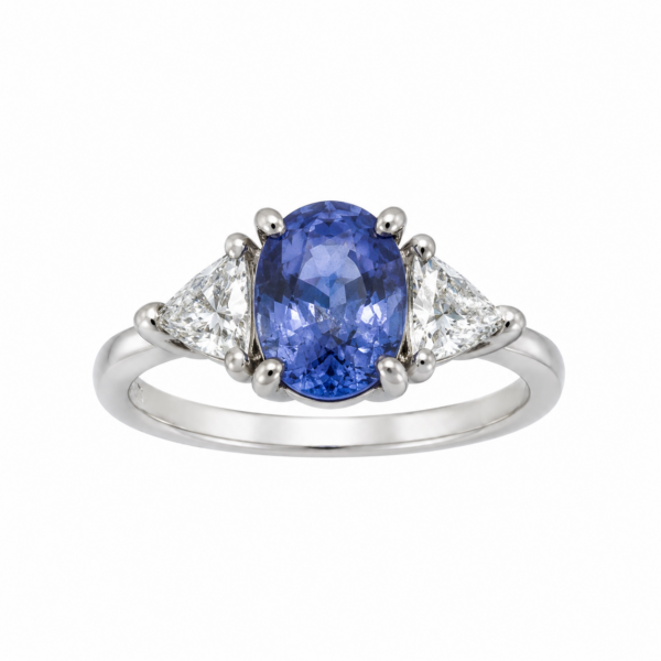 Saphhire and Diamond Ring