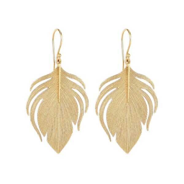 Gold Leaf Earrings