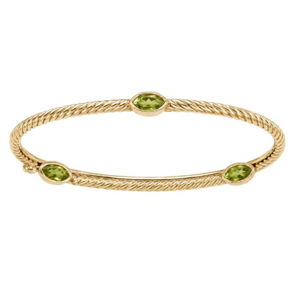 David Yurman Peridot Bangle