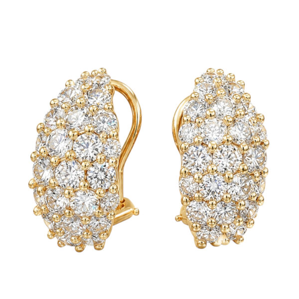 1980's Diamond Earrings