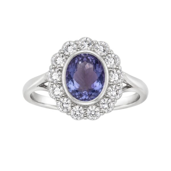 Sapphire and Diamond Ring