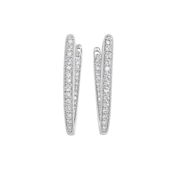 Contemporary Diamond Earrings