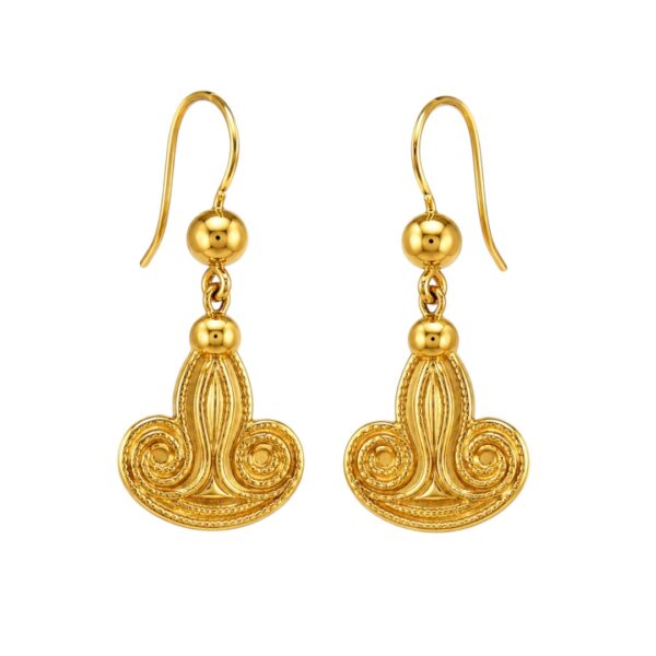 Lalaounis Gold Earrings