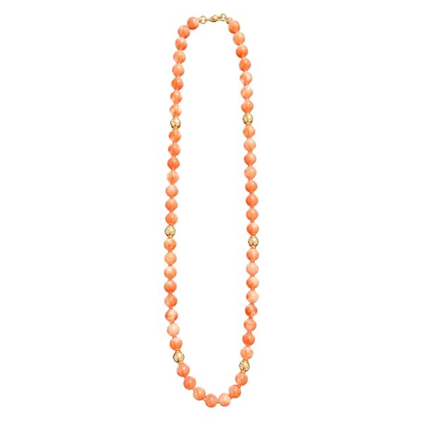 Coral Bead Necklace