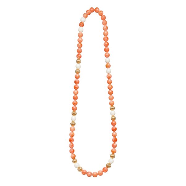 Coral Beaded Necklace