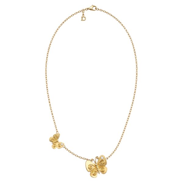 Temple St. Clair Diamond Butterfly Necklace