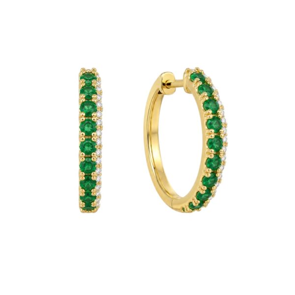 Miiori Tsavorite and Diamond  Earrings