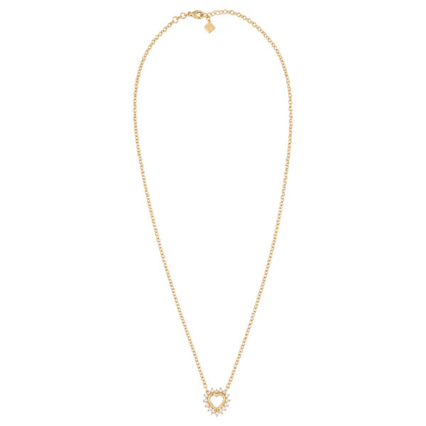 Nouvel Heritage Diamond Heart Necklace