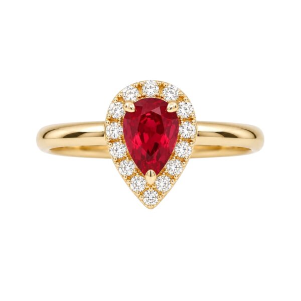 Sal V Ruby and Diamond Ring