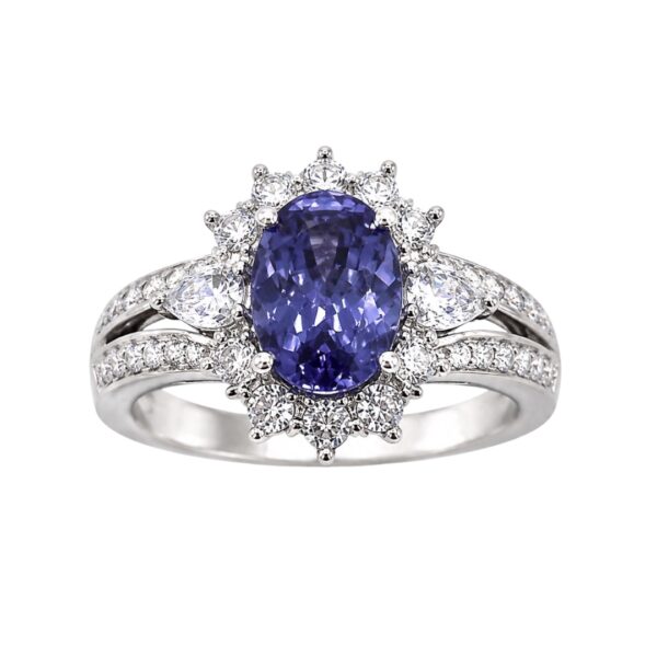 HDK Tanzanite and Diamond Ring