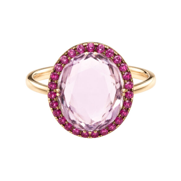 Sal V Amethyst and Ruby Ring