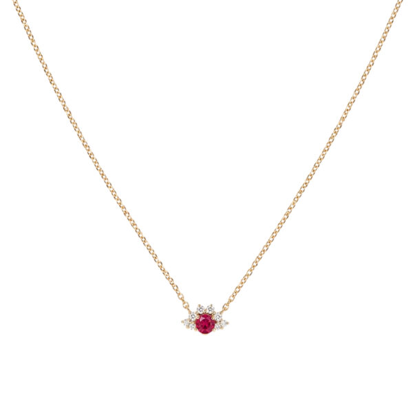 Nouvel Heritage Spinel and Diamond Necklace