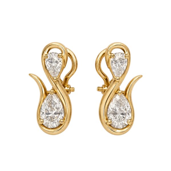 1960's Diamond Earrings