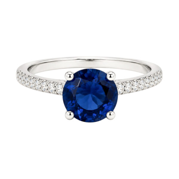 Sapphire and Diamond Ring