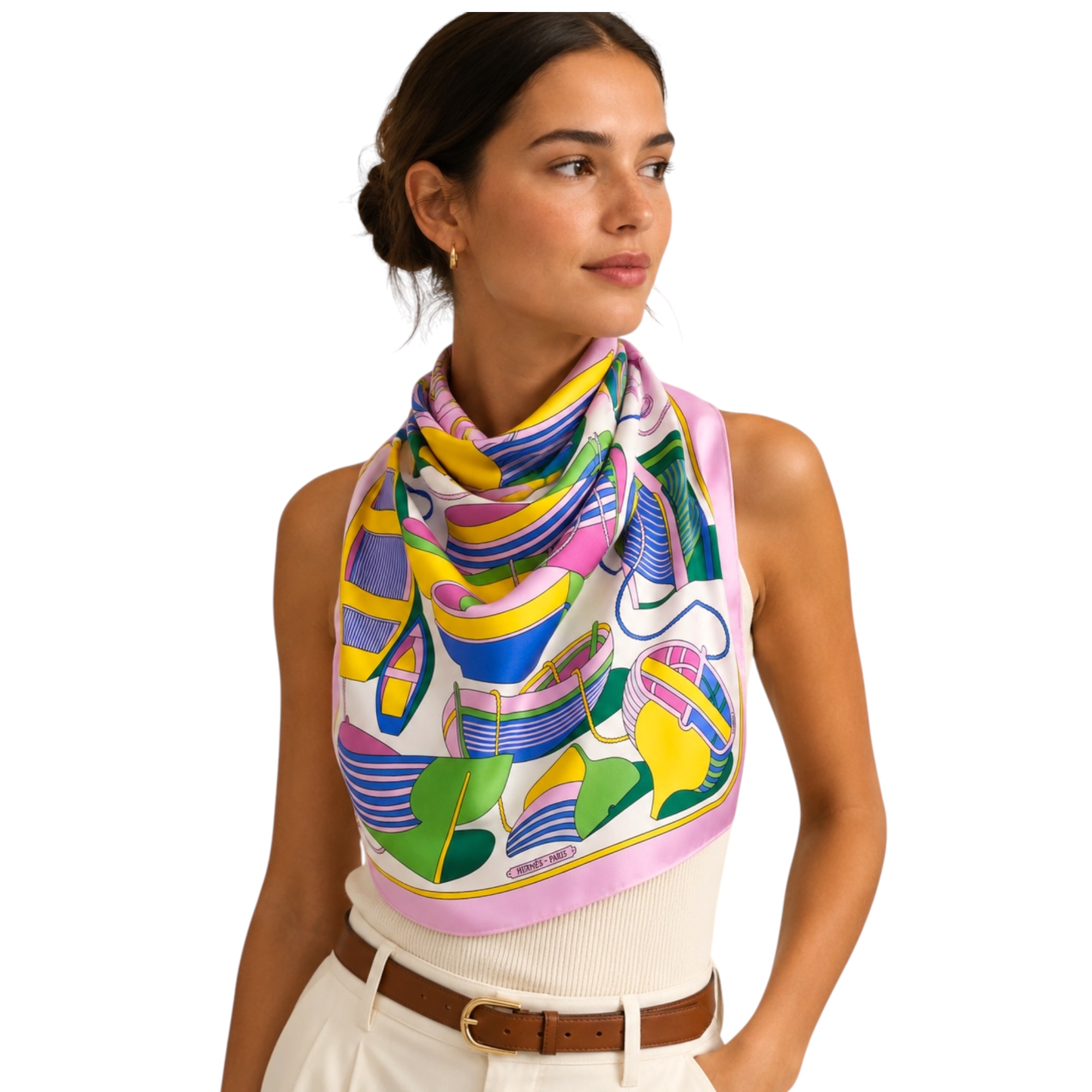hermes-jersey-silk-pink-green-print-scarf