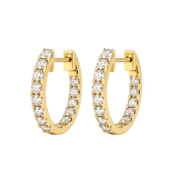 Diamond Hoop earrings