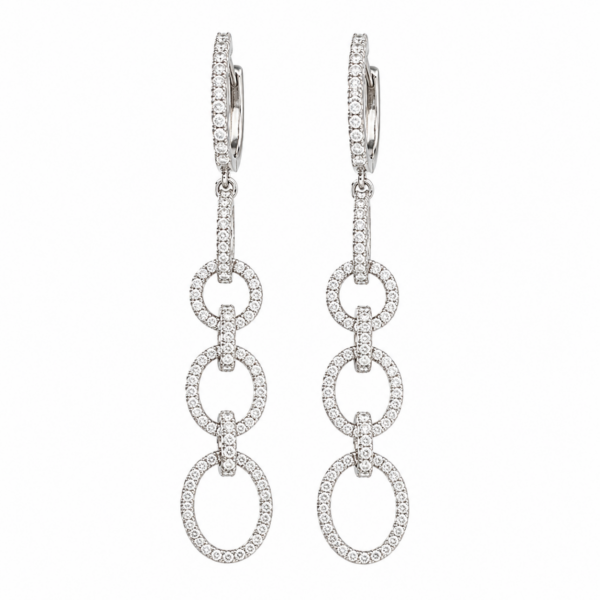Diamond Drop Earrings