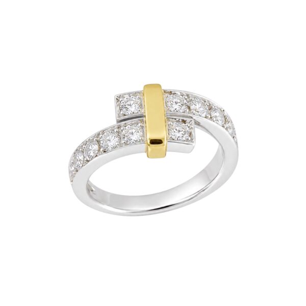 Tiffany Diamond Edge Bypass Ring