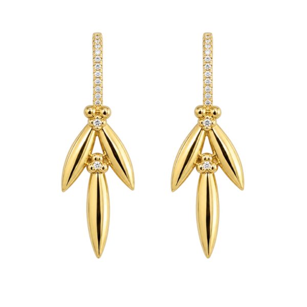 Temple St. Clair Gold and Diamond Earrings