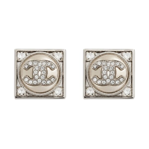 Chanel Pearl and Rhinestone Earrings