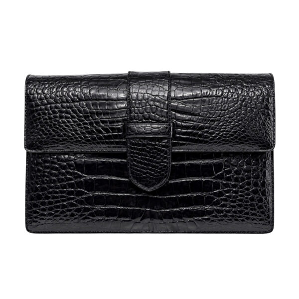 Siso Vintage Alligator Clutch