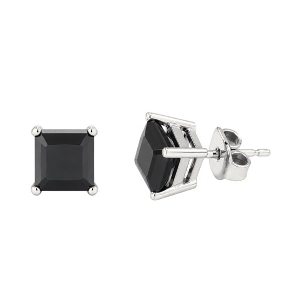 Black Diamond Stud Earrings