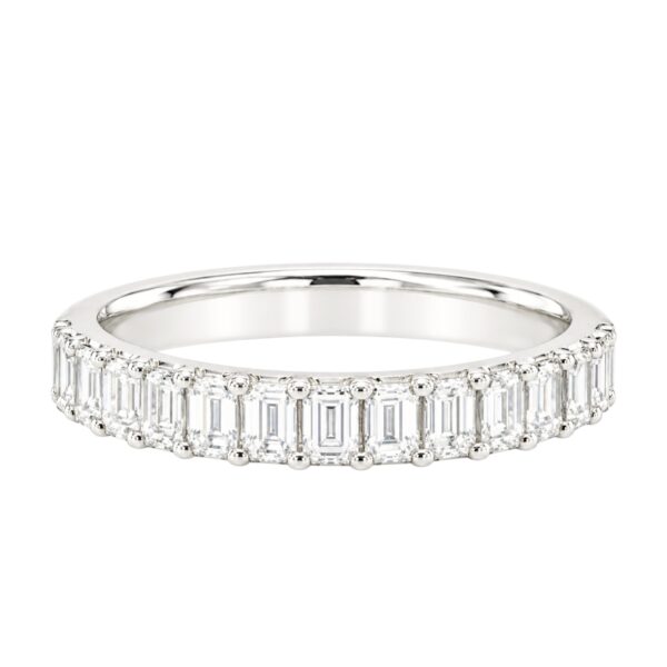 Emerald Cut Diamond Band