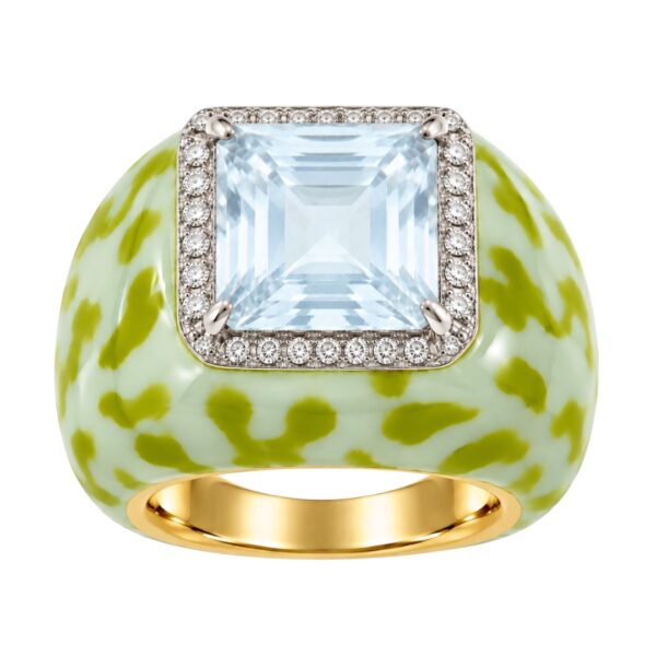 Diamond and Quatrz Ring
