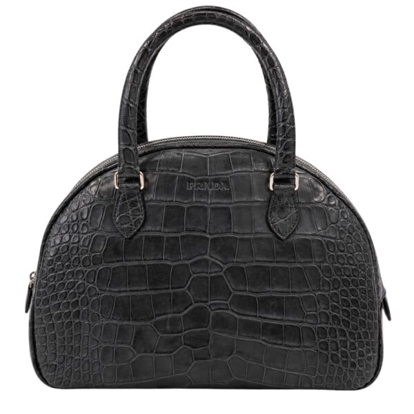 Prada Crocodile Top Handle