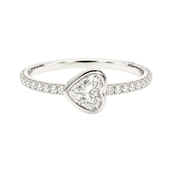 Movado Diamond Heart Ring