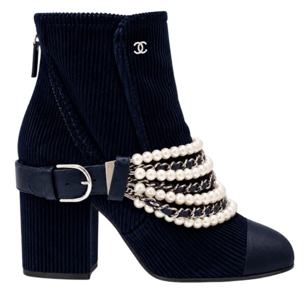 Chanel Pearls and Chain Bootie (US 6)