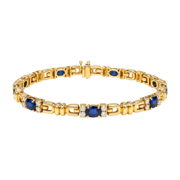 Sapphire and Diamond Bracelet