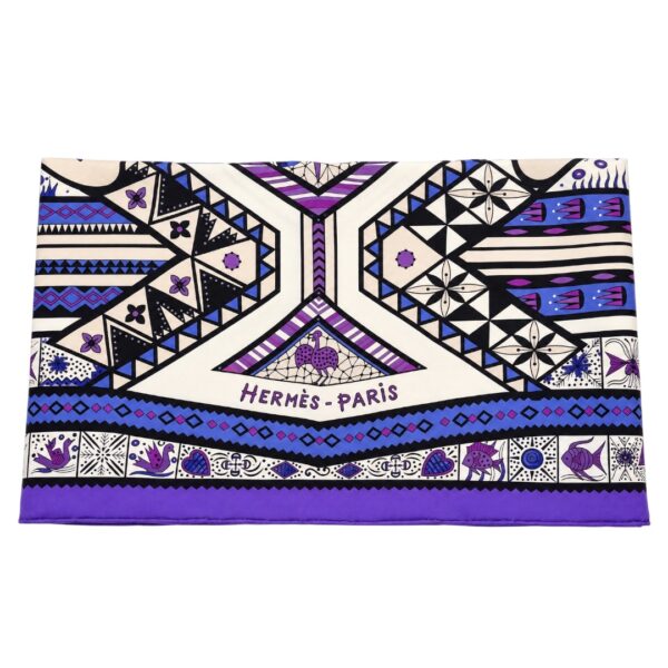 Hermes Ors Bleus D'Afrique Scarf