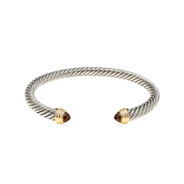 David Yurman Citrine Cable Cuff Bracelet