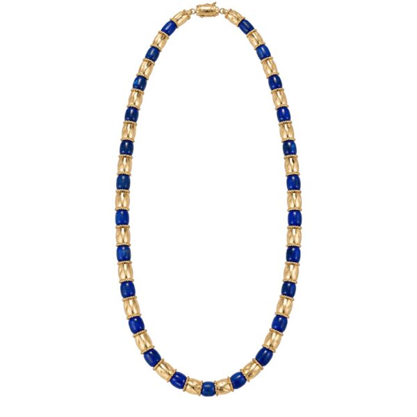 Lapis and Gold Necklace