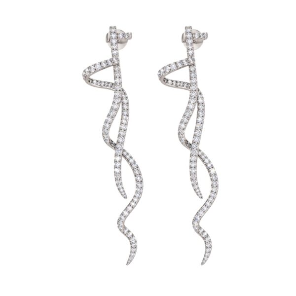 Interlocking Diamond Earrings
