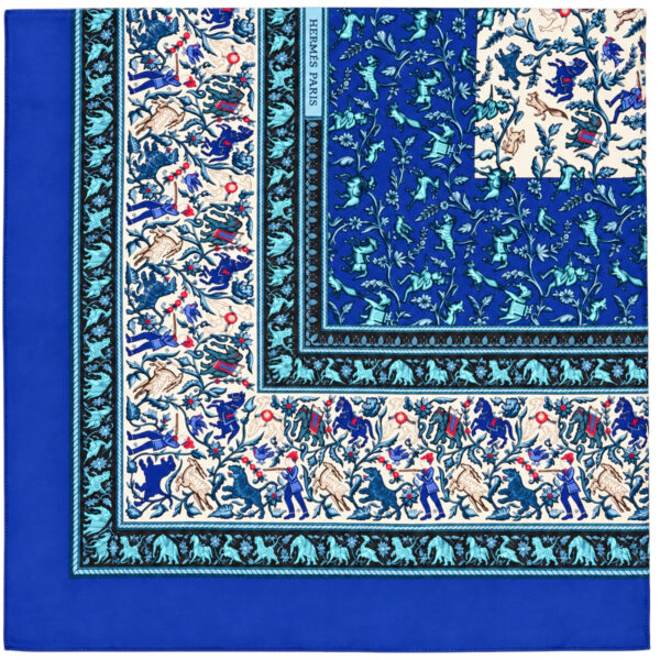 Hermes Chasse en Inde Shawl